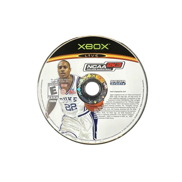 NCAA College Basketball 2K3 (Microsoft Xbox, 2002) Complete CIB, Tested - Picture 4 of 6
